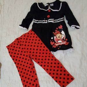 Disney Minnie Mouse matching set